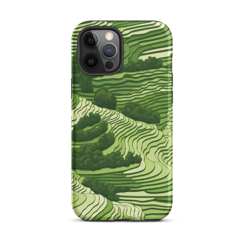 Waves of Green: An Abstract Landscape