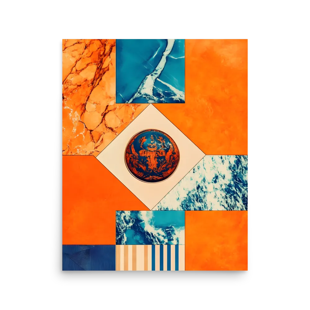Harmonious Encounters: Abstract Geometry | Poster | 16″×20″