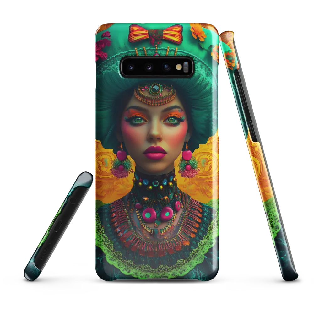 Feminine Elegance in Surreal Splendor | Phone Case |  S10 Plus | Snap Case | Glossy