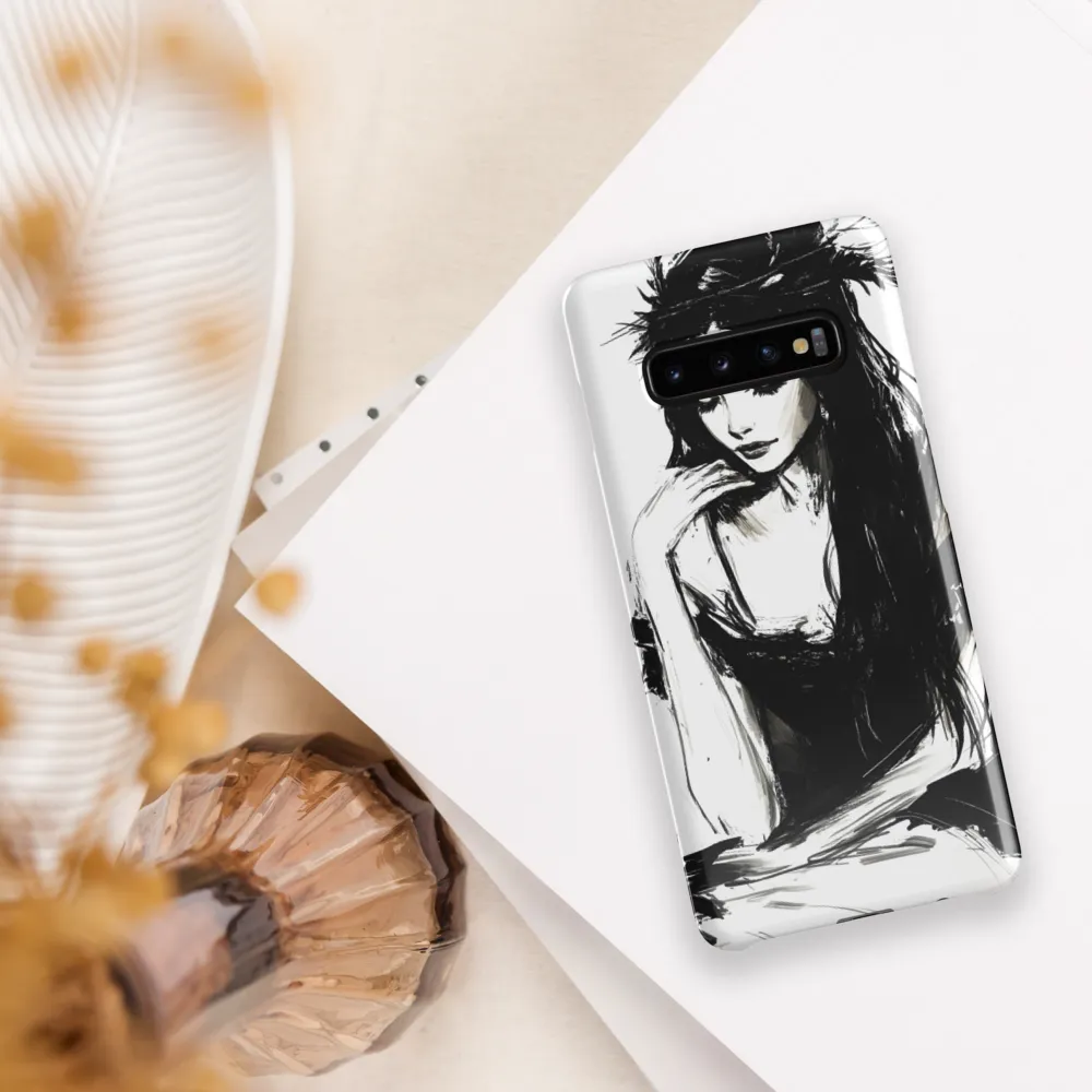 Reflections of Melancholy | Phone Case |  S10 Plus | Snap Case | Glossy