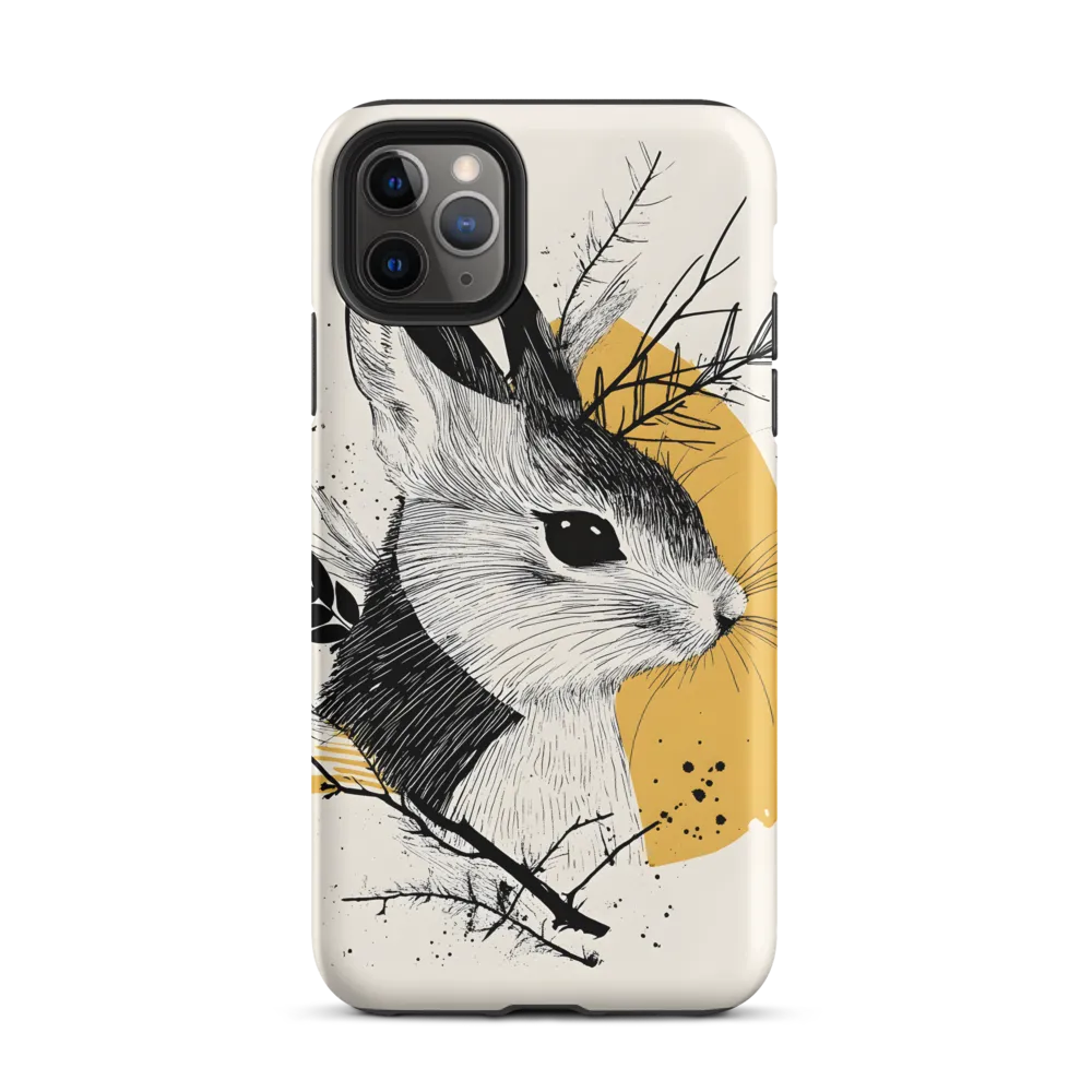 Ethereal Rabbit: A Study in Line Art