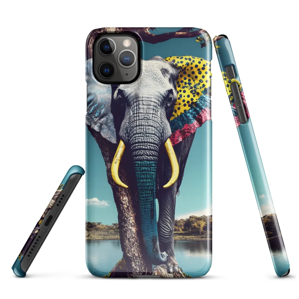 Playful Elegance: The Surreal Elephant | Phone Case |  11 Pro Max | Snap Case | Glossy