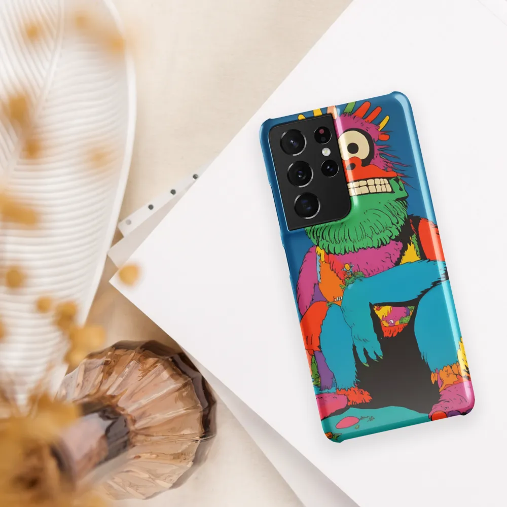 Whimsical Giant: A Playful Monster Encounter | Phone Case |  S21 Ultra | Snap Case | Glossy