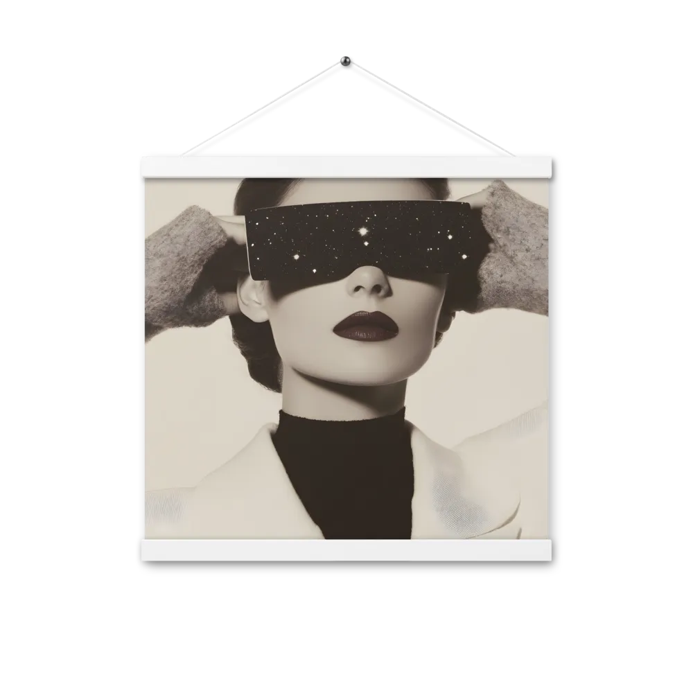 Celestial Elegance | Poster With White Wood Hanger | 16″×16″