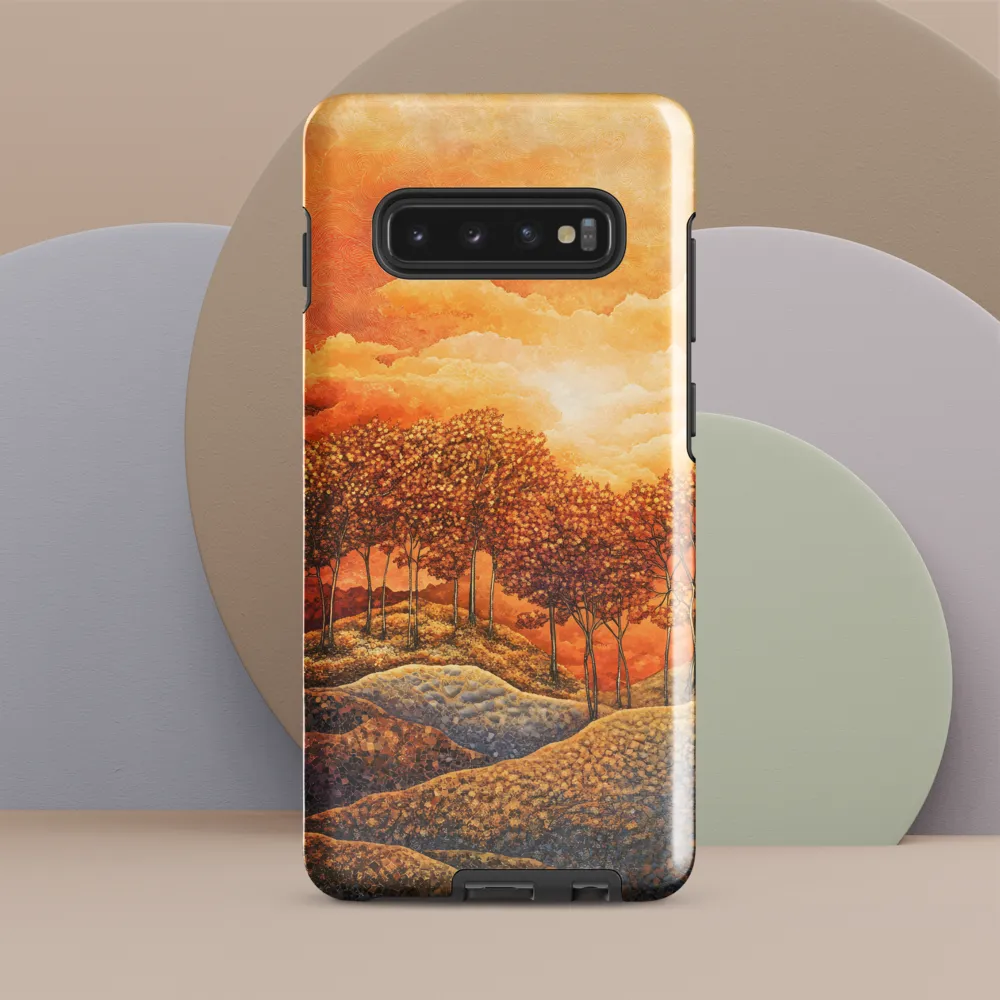 Golden Twilight | Phone Case |  S10 Plus | Tough Case | Glossy