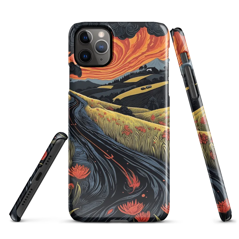 Whispers of the Winding Road | Phone Case |  11 Pro Max | Snap Case | Glossy