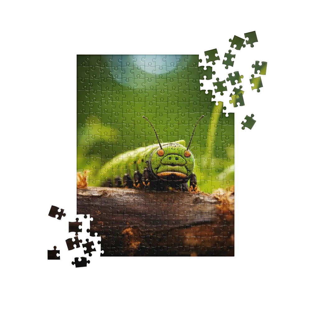 A Caterpillar's Luminous Journey | Jigsaw Puzzle | 252/520 pieces