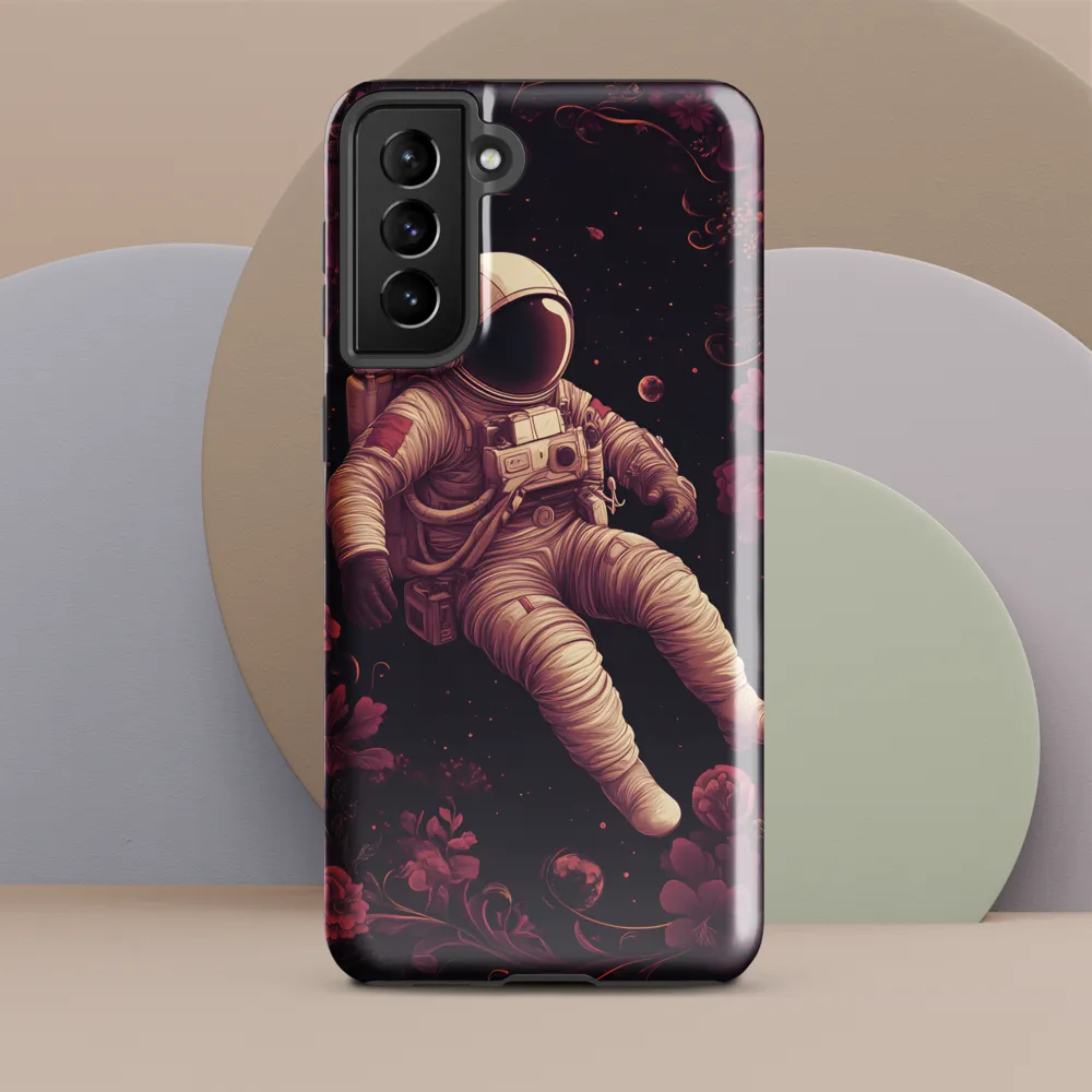 Cosmic Bloom: An Astronaut's Journey
