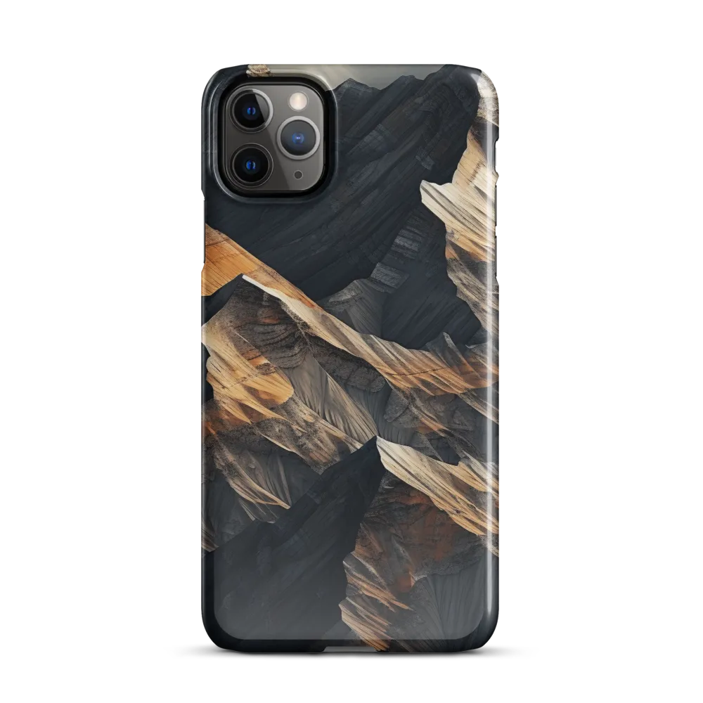 Ethereal Peaks: A Dance of Light and Shadow | Phone Case |  11 Pro Max | Snap Case | Glossy