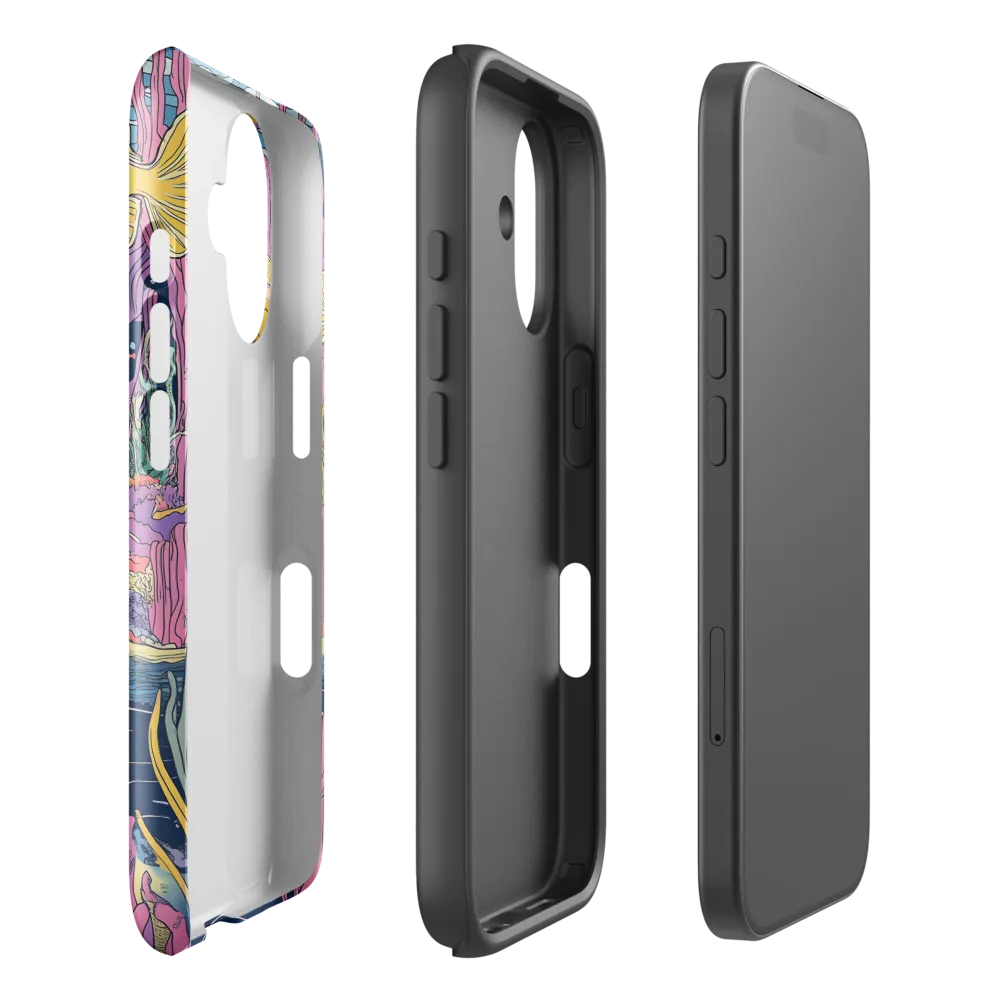 Underwater Dreamscape: A Playful Encounter | Phone Case |  16 | Tough Case | Glossy