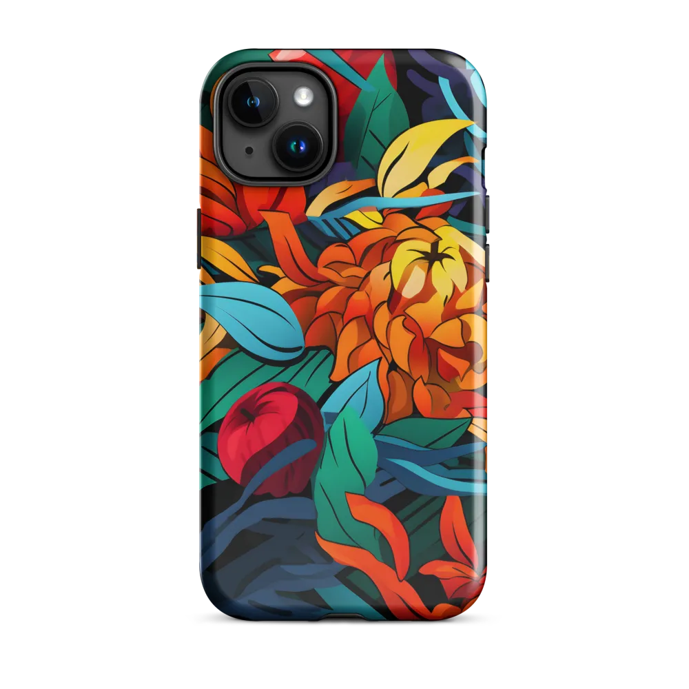 Tropical Harmony | Phone Case |  15 Plus | Tough Case | Glossy