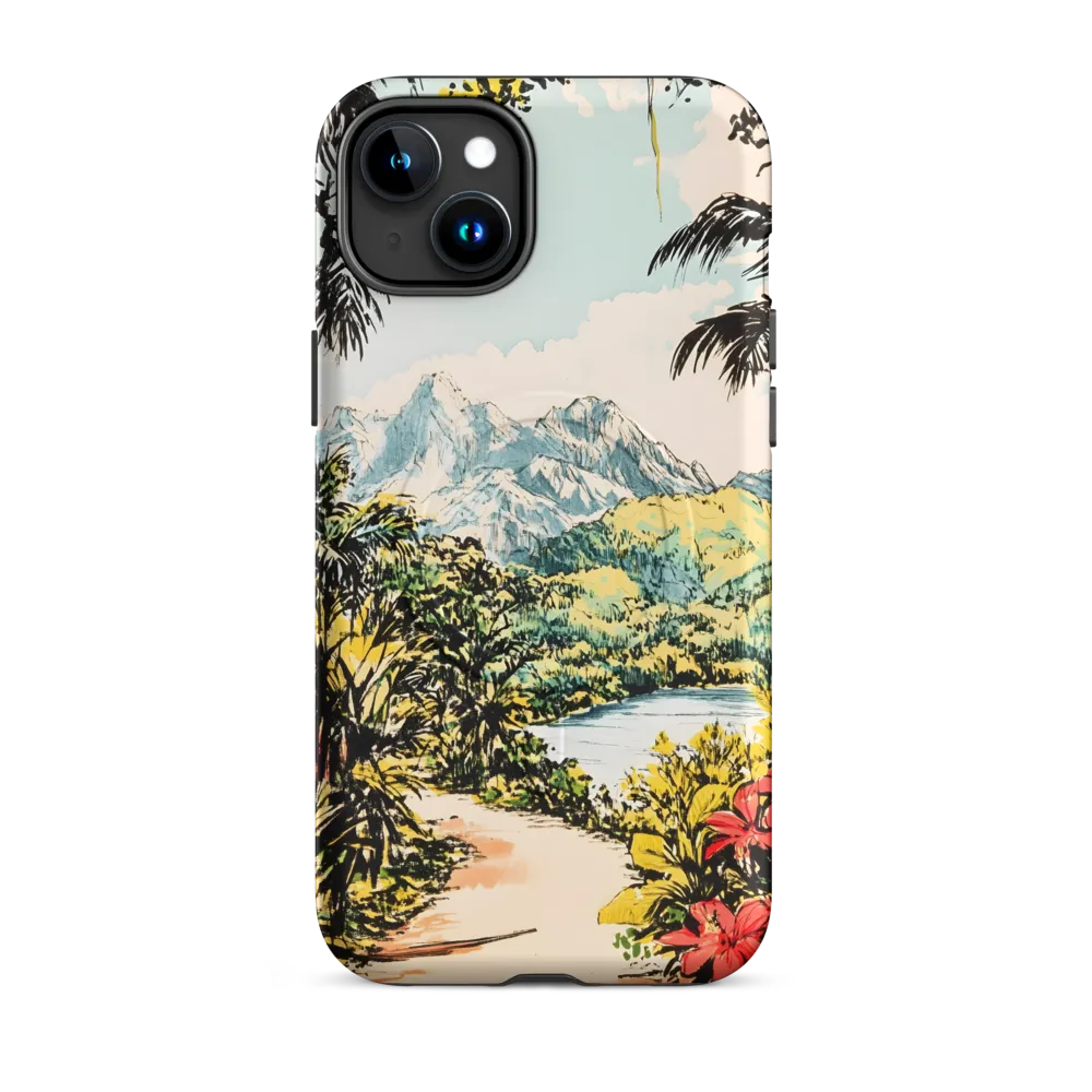 Tropical Serenity | Phone Case |  15 Plus | MagSafe® Tough Case | Matte