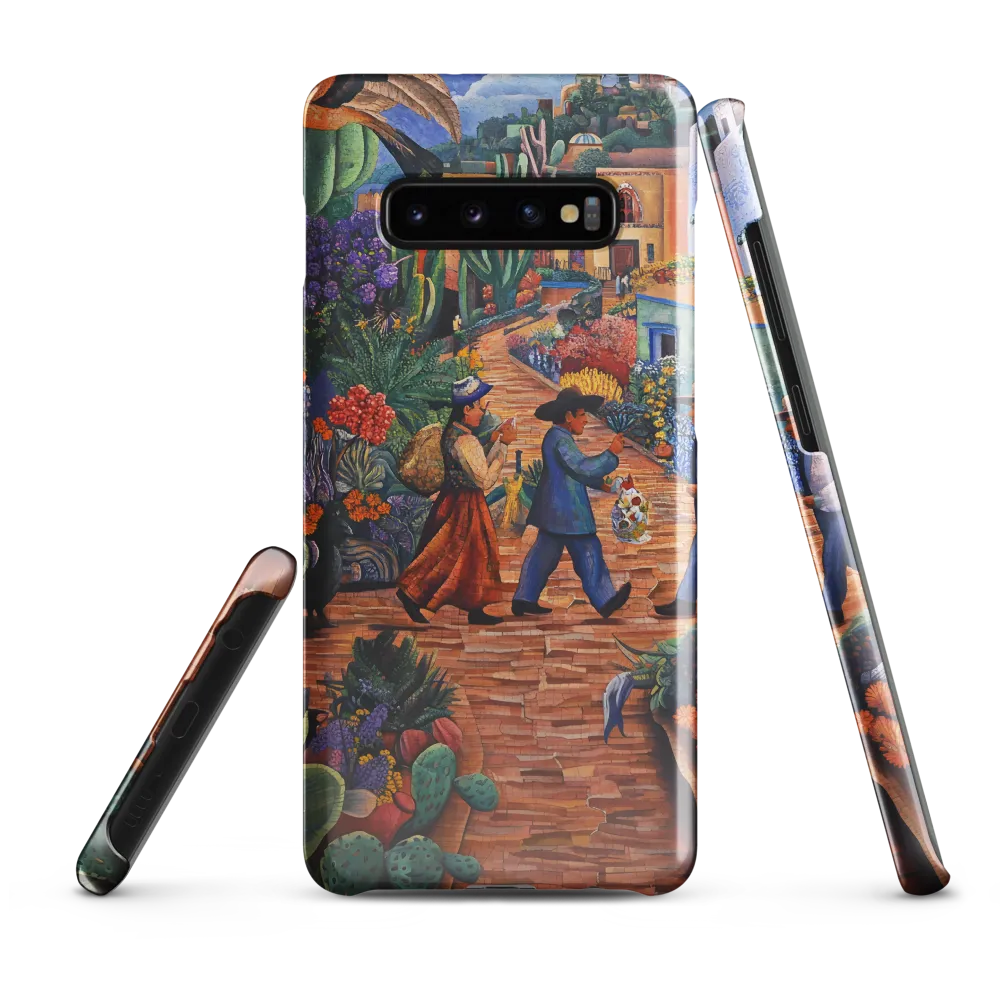 A Mosaic Journey Through Colorful Landscapes | Phone Case |  S10 Plus | Snap Case | Glossy