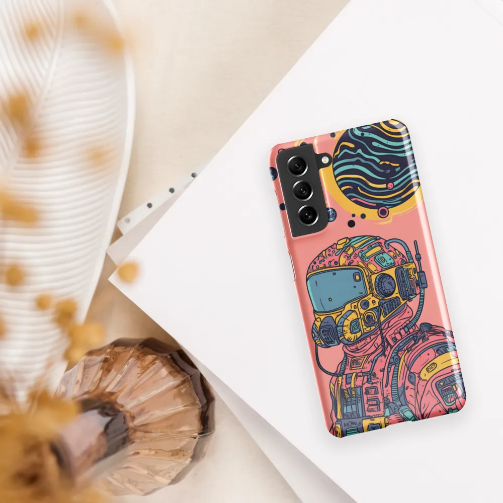 Exploration Beyond: A Digital Astronaut | Phone Case |  S21 | Snap Case | Glossy