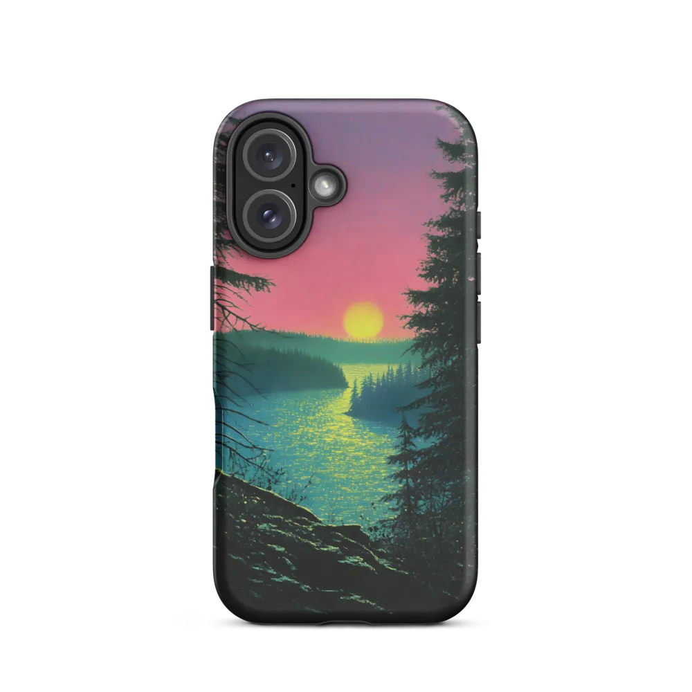 Serene Sunset by the Tranquil River | Phone Case