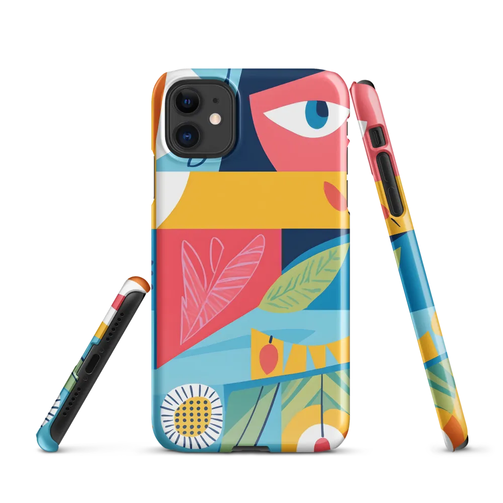 Vibrant Geometric Visage