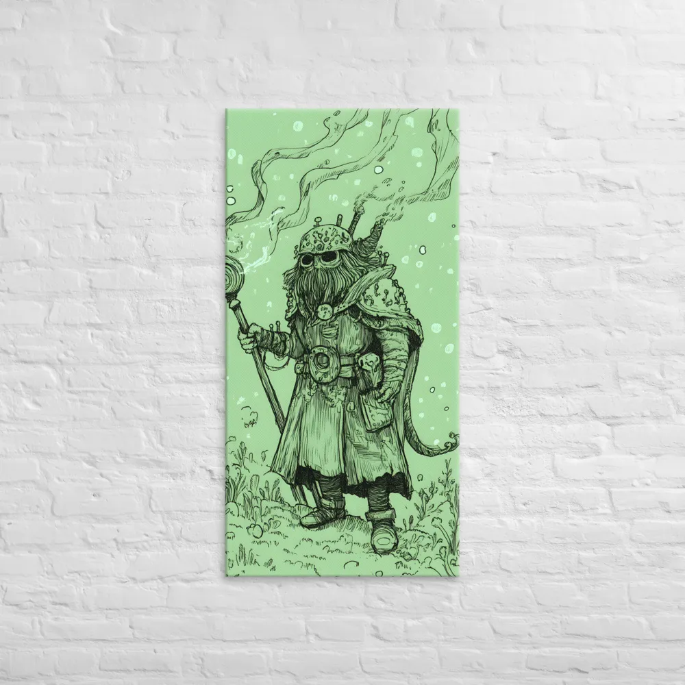 The Enigmatic Wizard | Canvas | 24″×48″