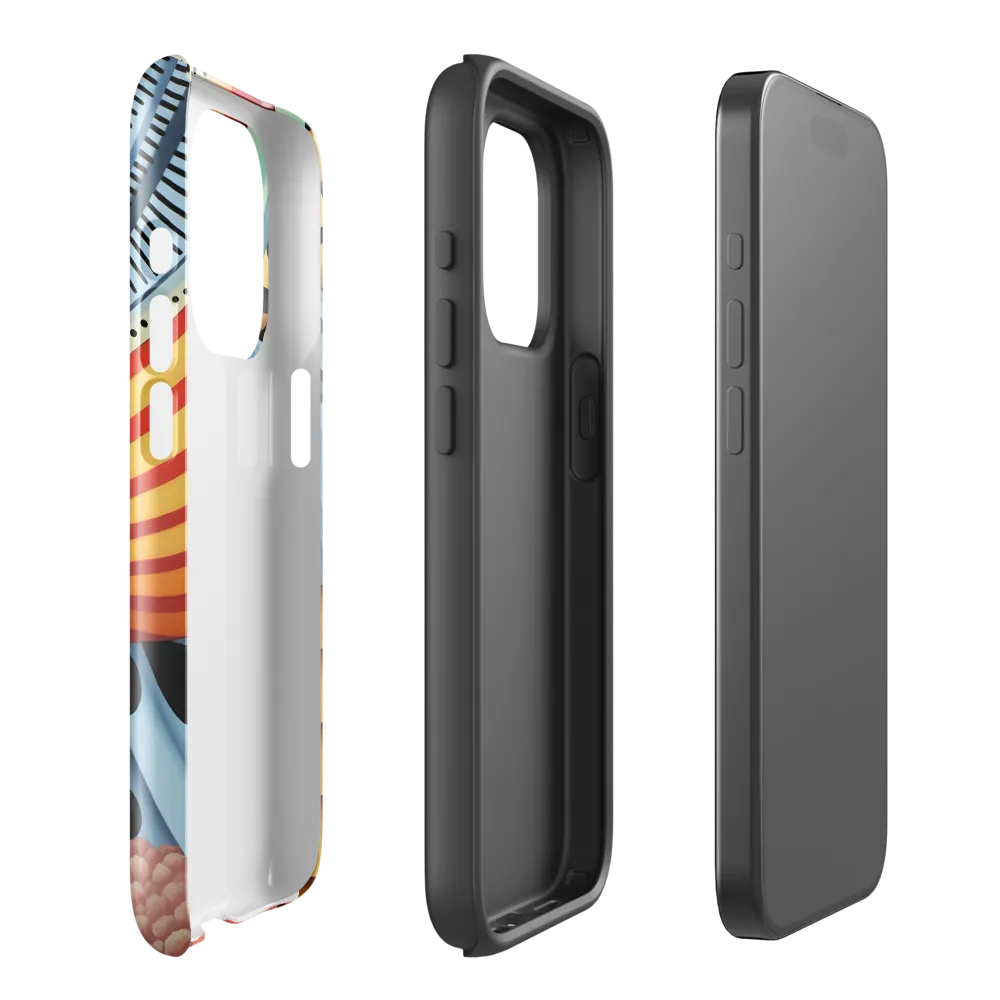 Symphony of Shapes | Phone Case |  15 Pro | Tough Case | Glossy