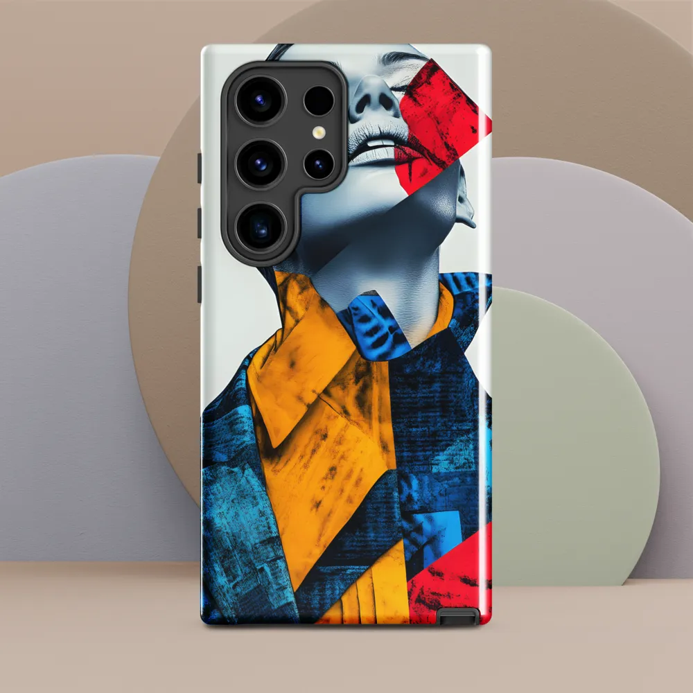Fragmented Confidence: A Surreal Fashion Portrait