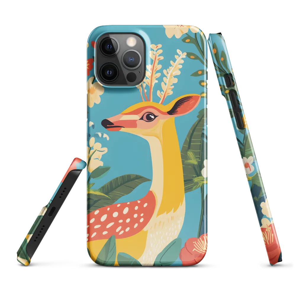 Serene Majesty: A Vibrant Deer Amidst Flora
