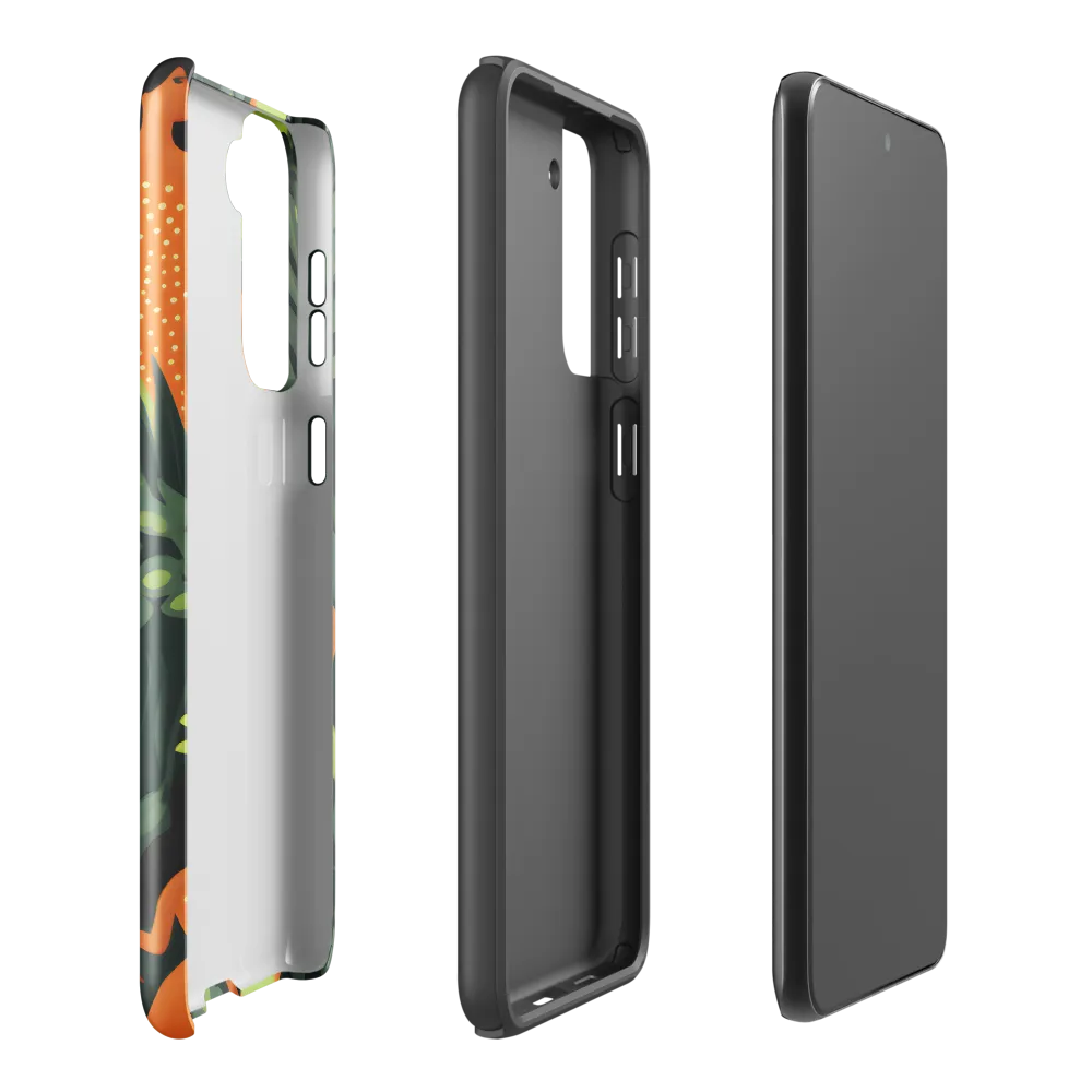 Playful Harmony in Patterns | Phone Case |  S21 Plus | Tough Case | Glossy