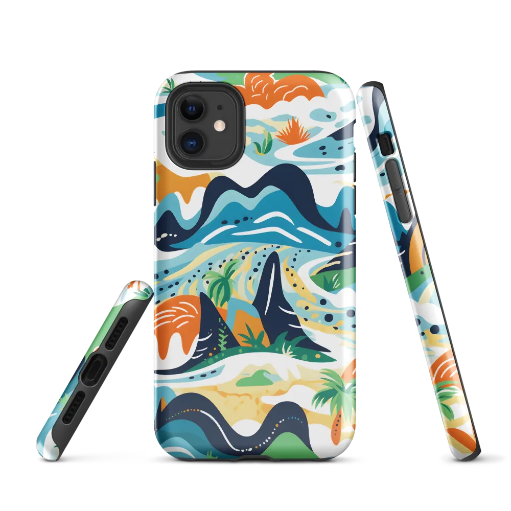 Abstract Tropical Landscape