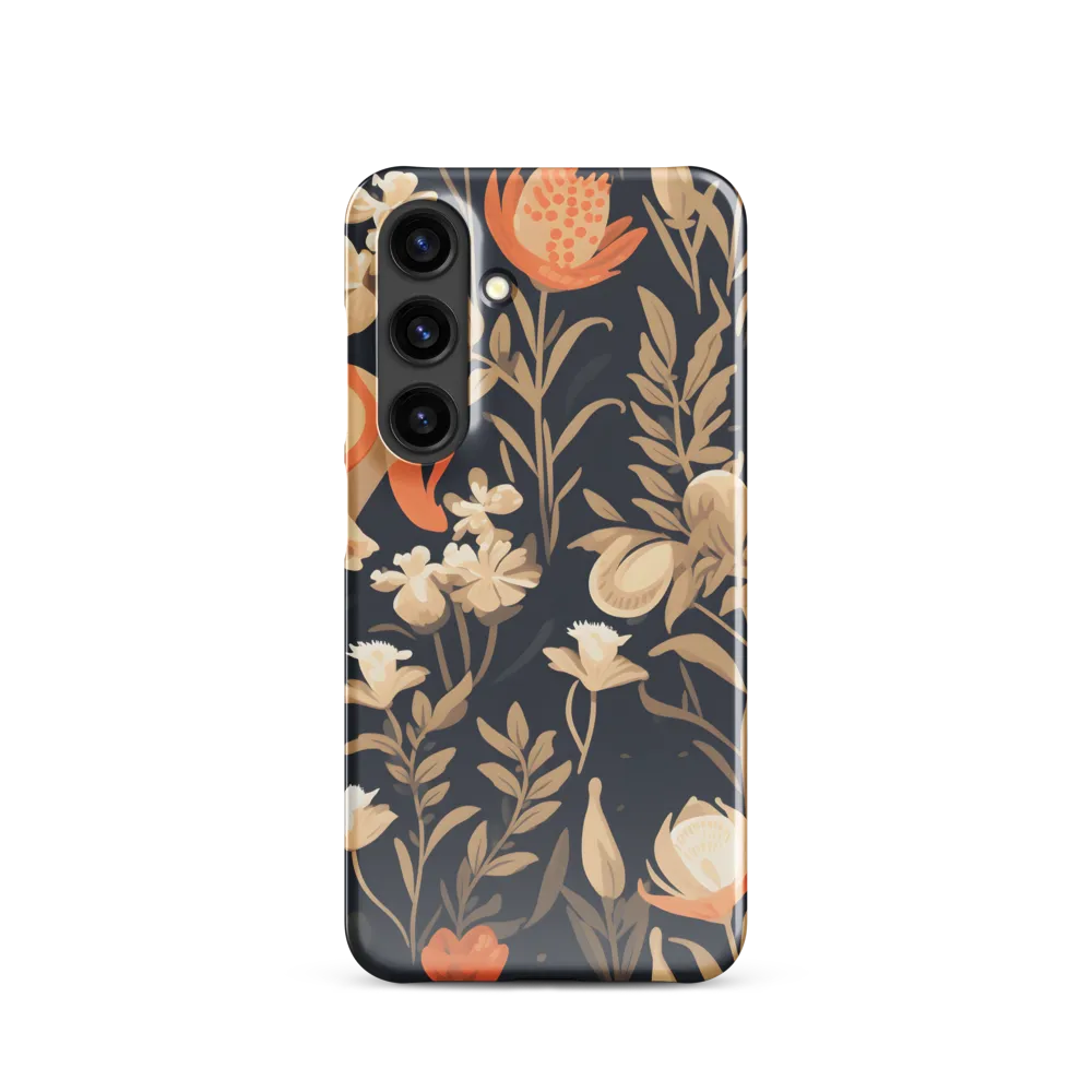 Floral Harmony: A Dance in the Dark