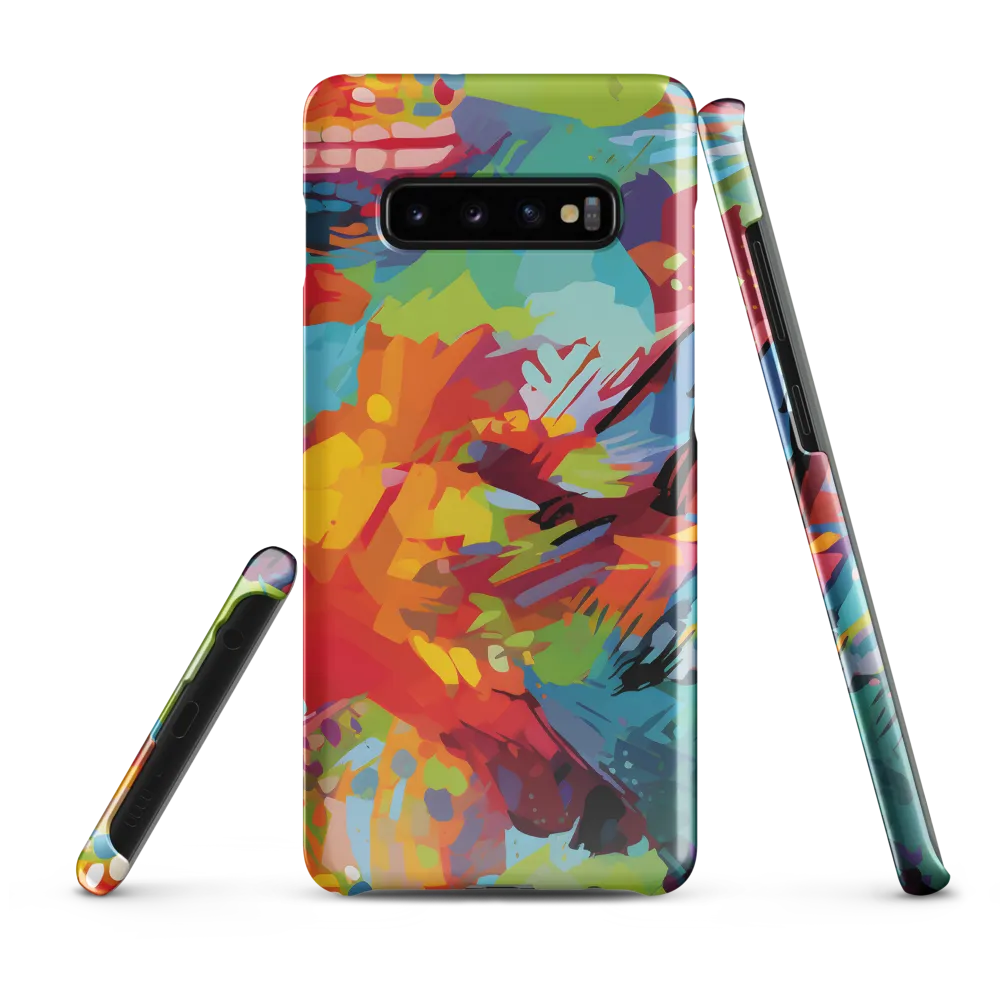 Colorful Lizard: An Abstract Adventure | Phone Case |  S10 Plus | Snap Case | Glossy