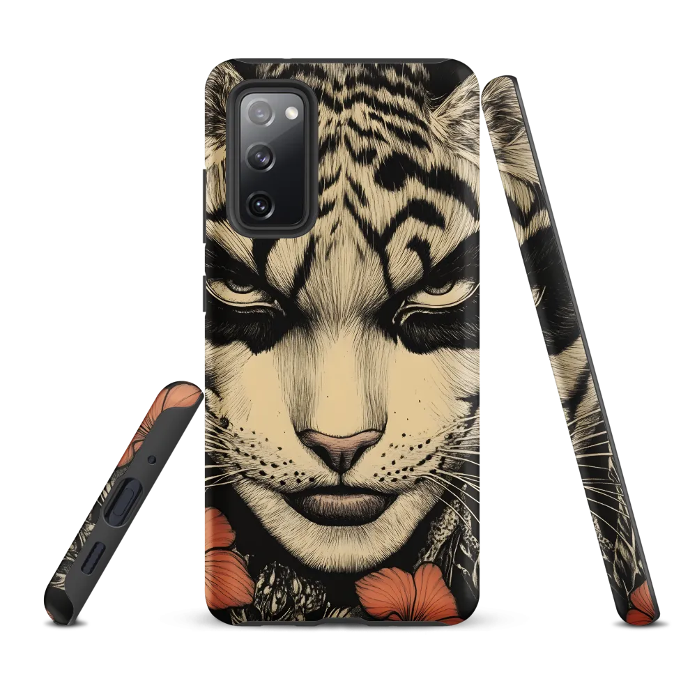 Feline Majesty: The Human-Leopard Connection | Phone Case |  S20 FE | Tough Case | Matte