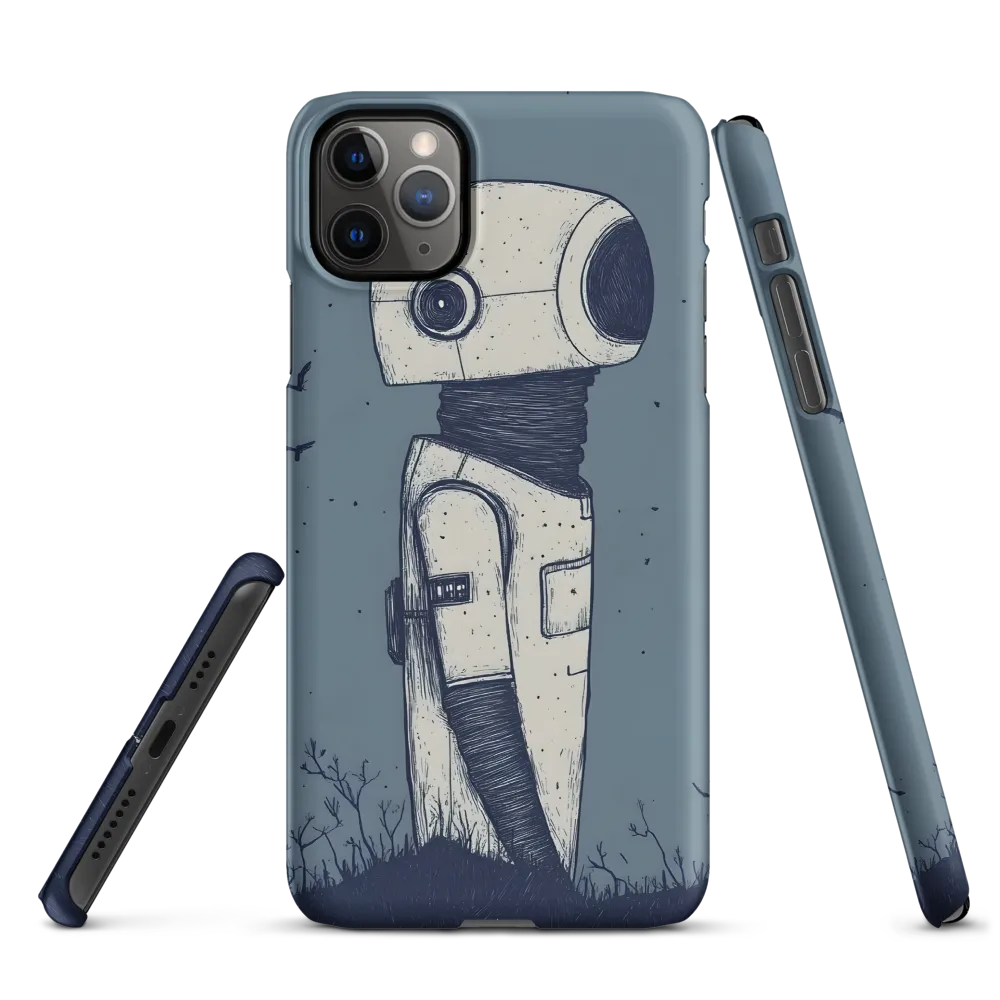 Contemplative Robot in a Barren Landscape