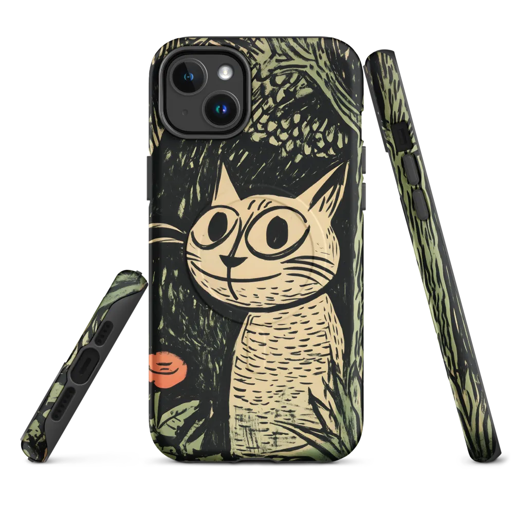 Whimsical Cat in the Forest