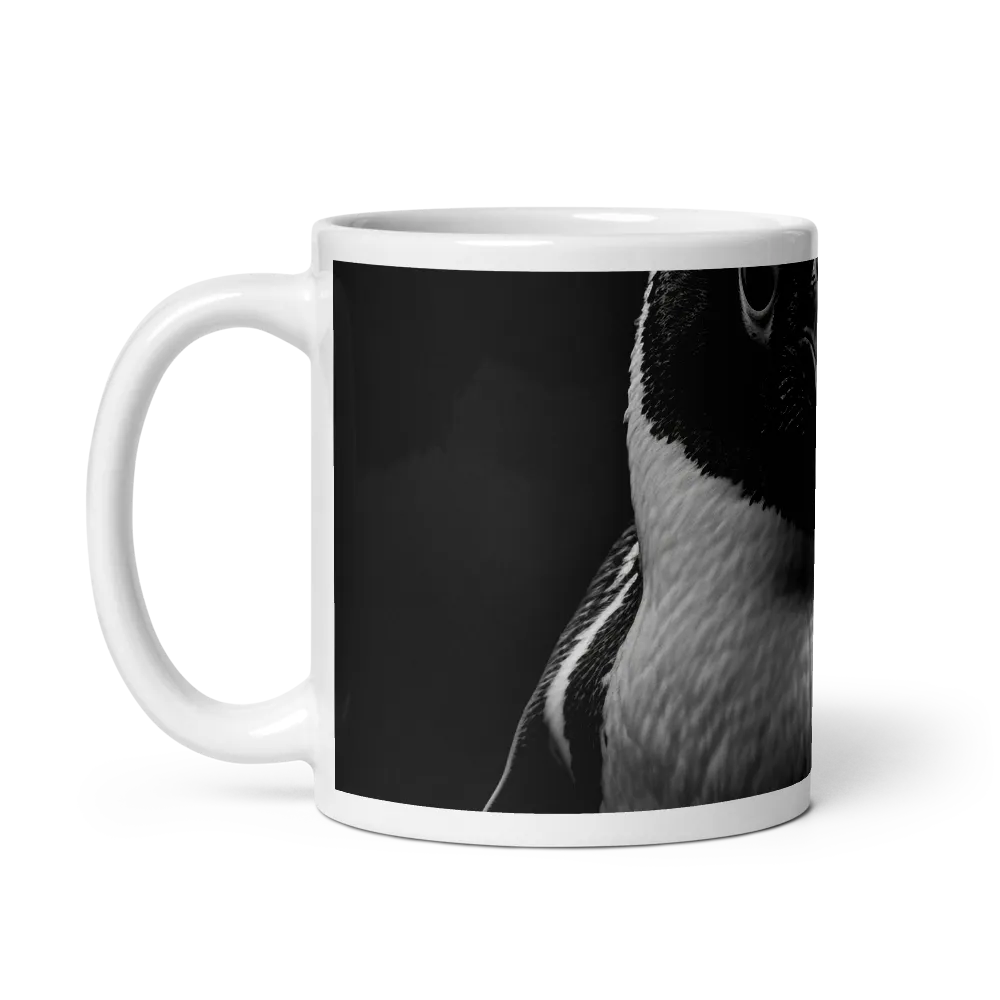 Majestic Penguin Portrait | Mug with White inside | 11 oz