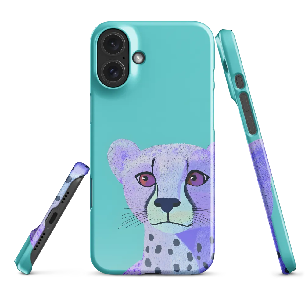 Curious Cheetah | Phone Case |  16 Plus | Snap Case | Glossy