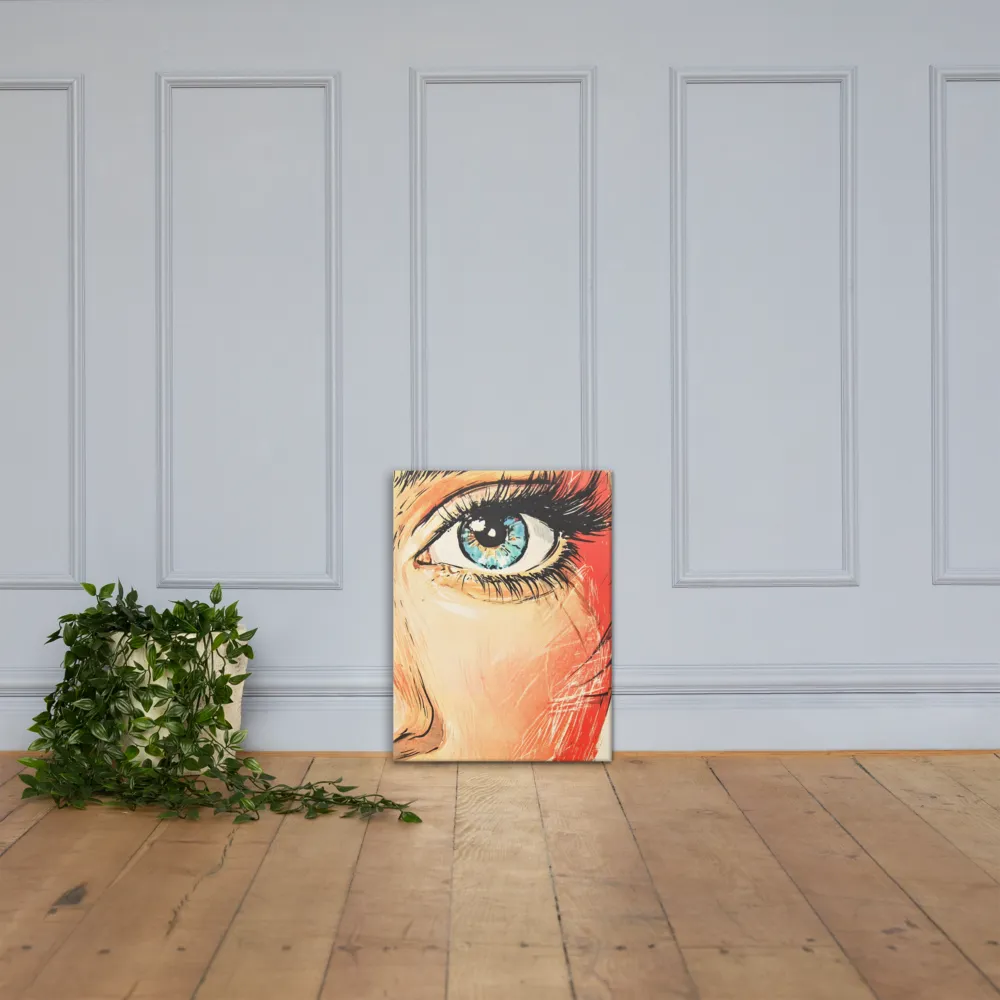 Gaze of Emotion | Canvas | 18″×24″