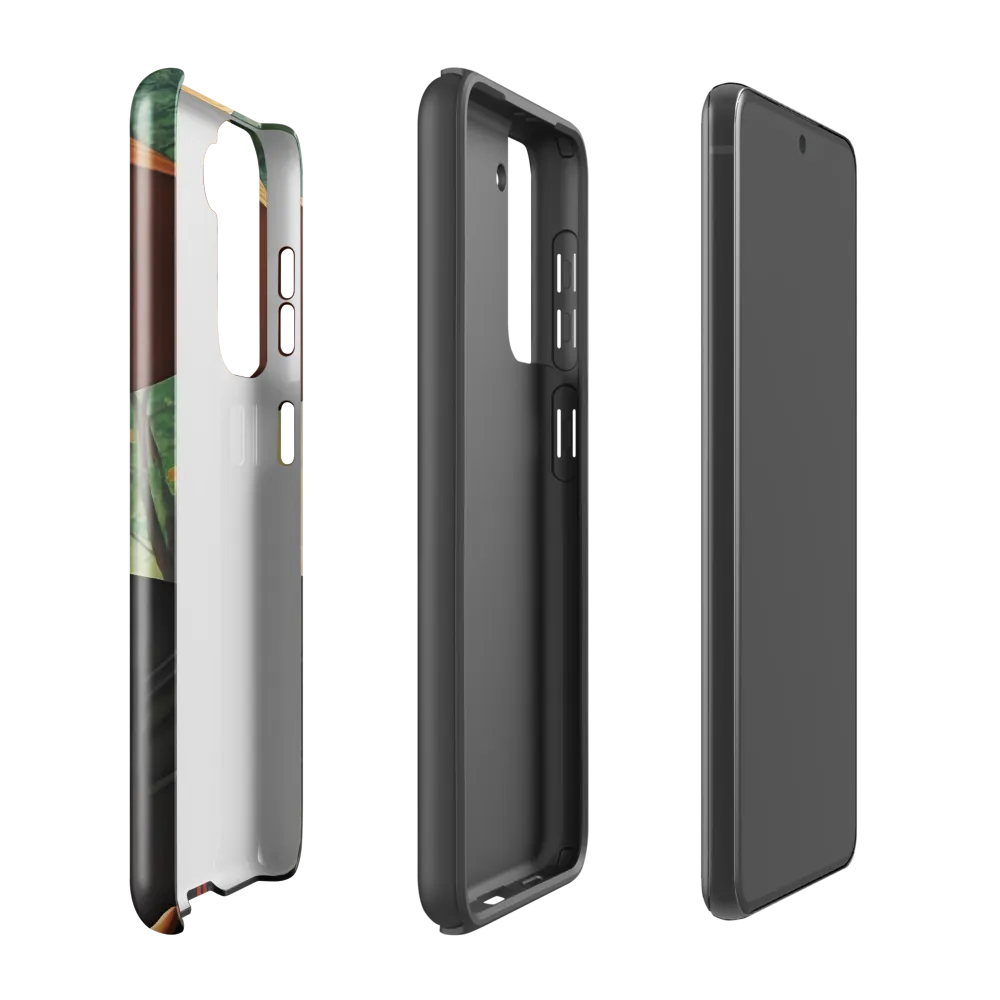 Elegance in Tranquility | Phone Case |  S21 FE | Tough Case | Glossy