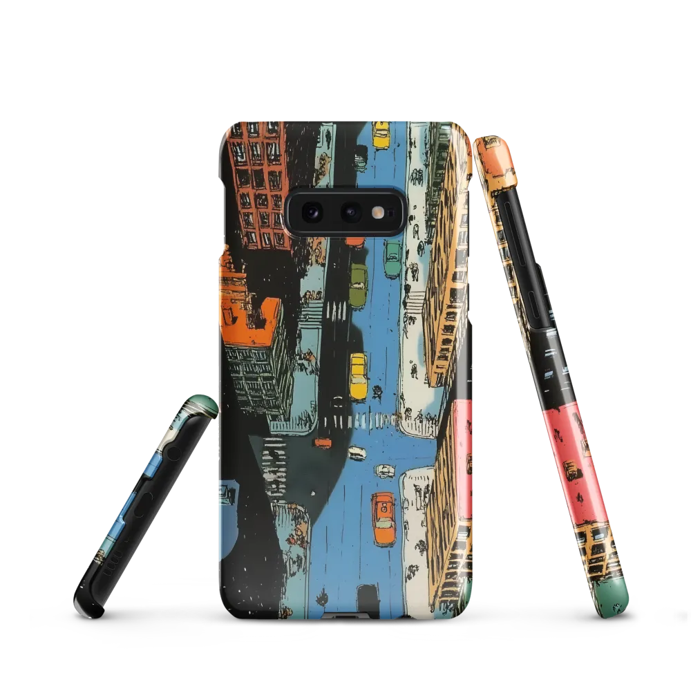 Urban Pulse: A Day in the City | Phone Case |  S10e | Snap Case | Glossy