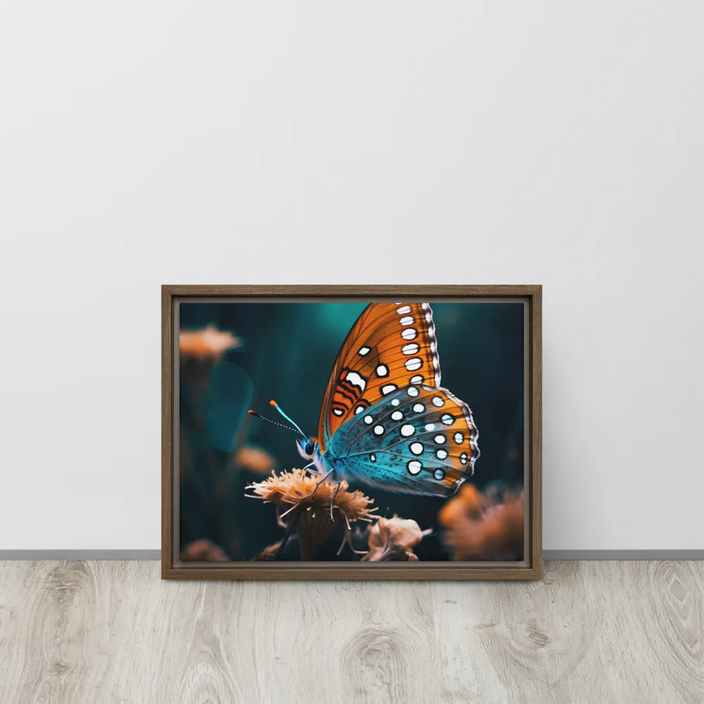 Whispers of Color: The Butterfly's Embrace