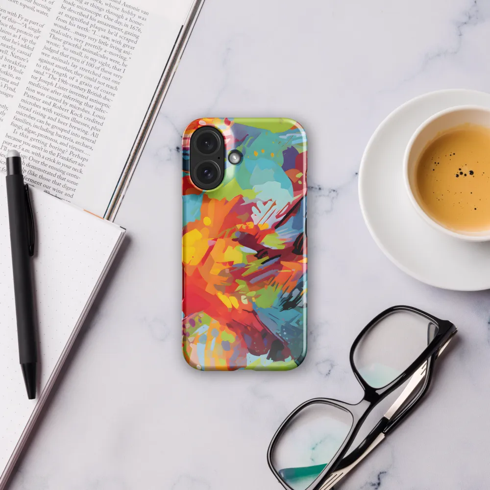 Colorful Lizard: An Abstract Adventure | Phone Case |  16 | Snap Case | Glossy