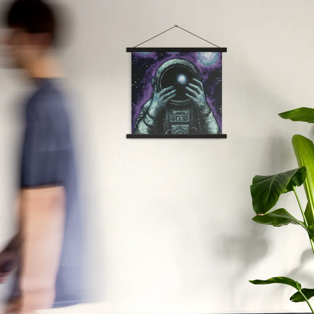 Beyond the Stars | Poster With Black Wood Hanger | 18″×18″