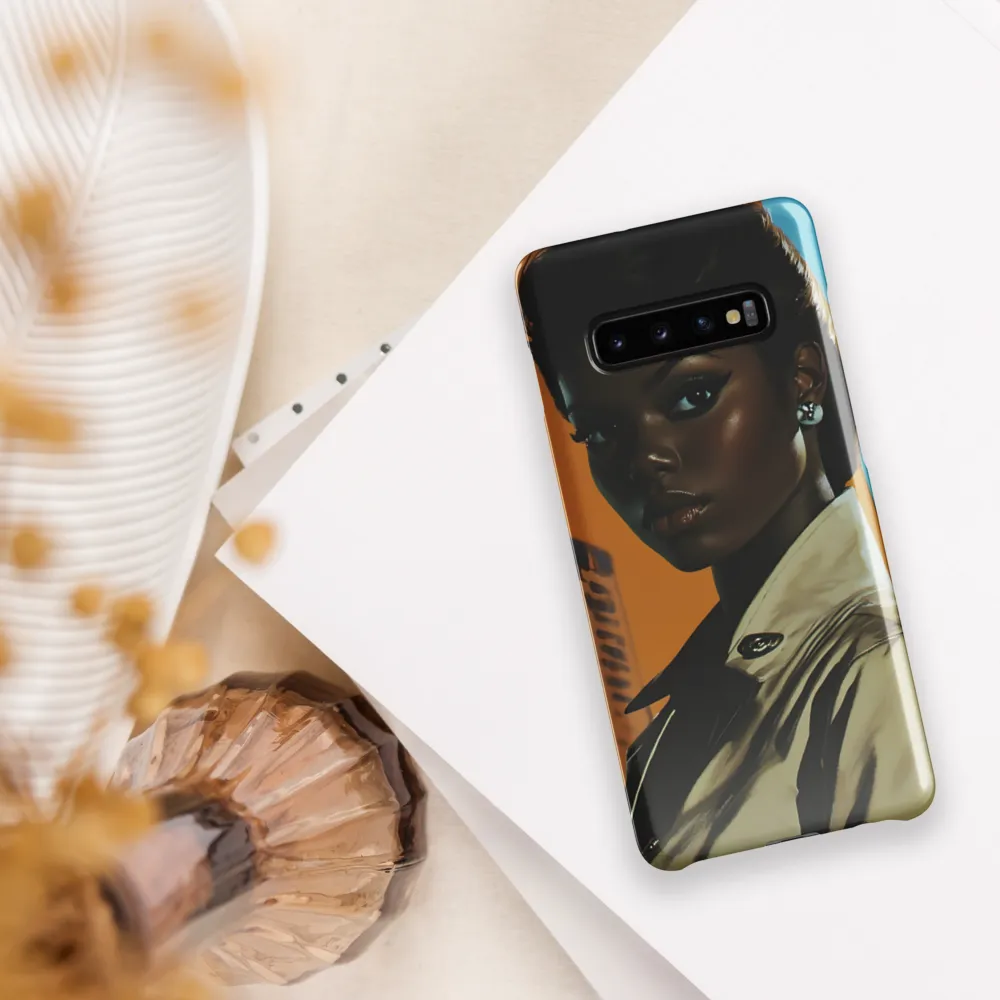 Urban Elegance: A Portrait of Confidence | Phone Case |  S10 Plus | Snap Case | Glossy