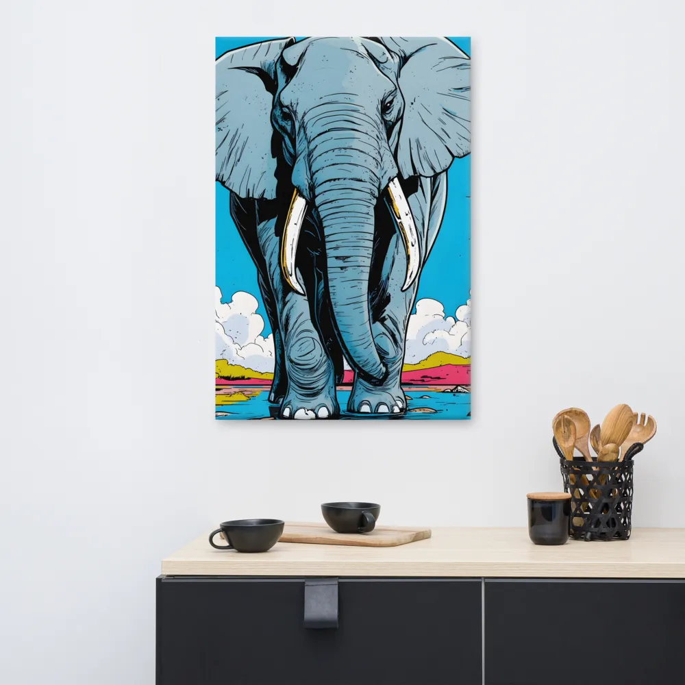 Majestic Presence: The Elephant | Canvas | 24″×36″