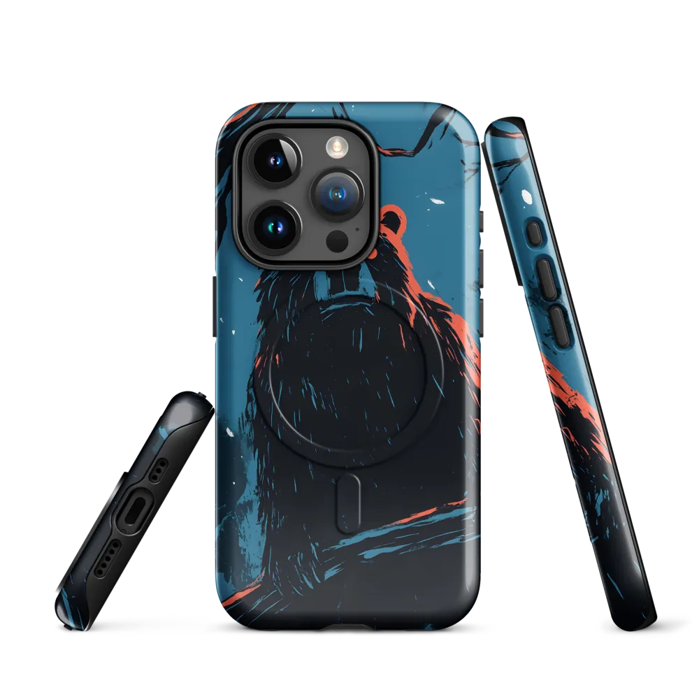 Eerie Majesty: A Bear in the Night