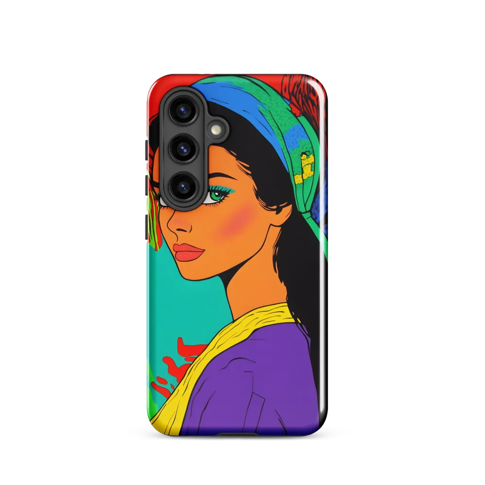 Vibrant Elegance | Phone Case |  S24 | Tough Case | Glossy