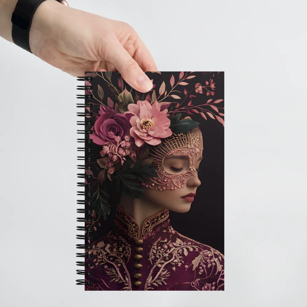 Whispers of Elegance | Spiral Notebook