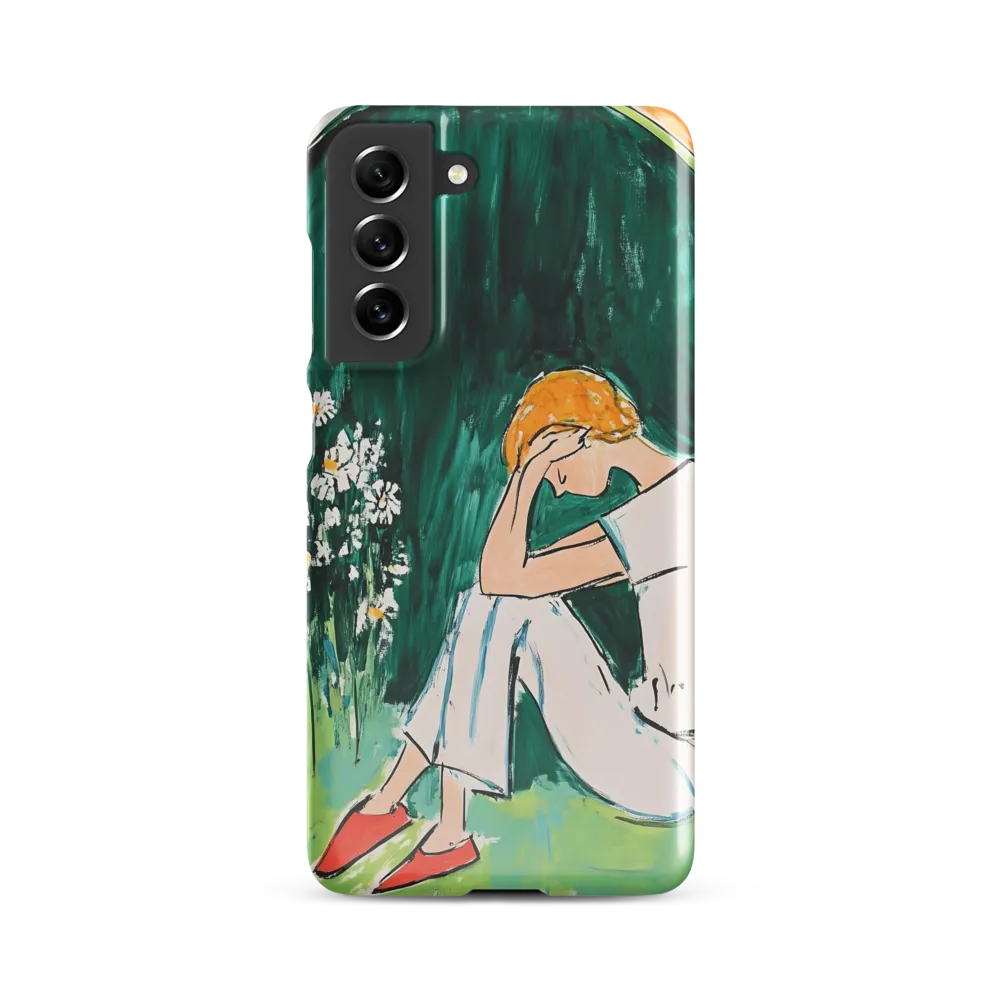 Silent Sorrow | Phone Case |  S21 FE | Snap Case | Glossy