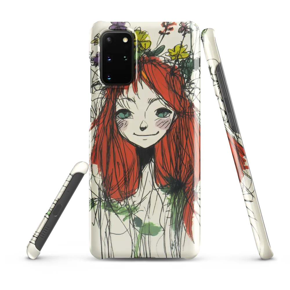 Whimsical Floral Portrait