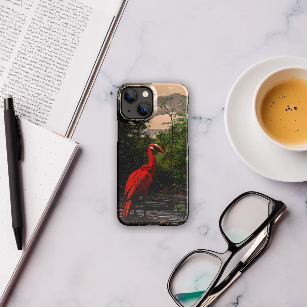 Enigmatic Elegance: The Scarlet Observer