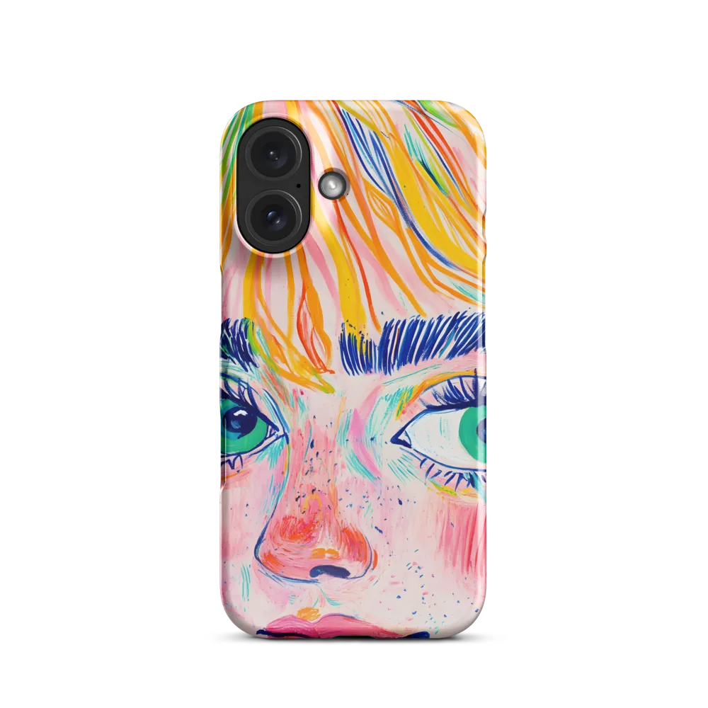 Vibrant Gaze | Phone Case |  16 | Snap Case | Glossy