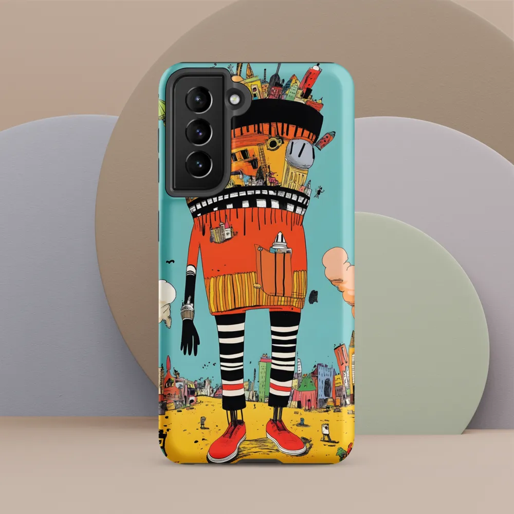 Urban Fantasia: A Whimsical Encounter | Phone Case |  S21 | Tough Case | Matte