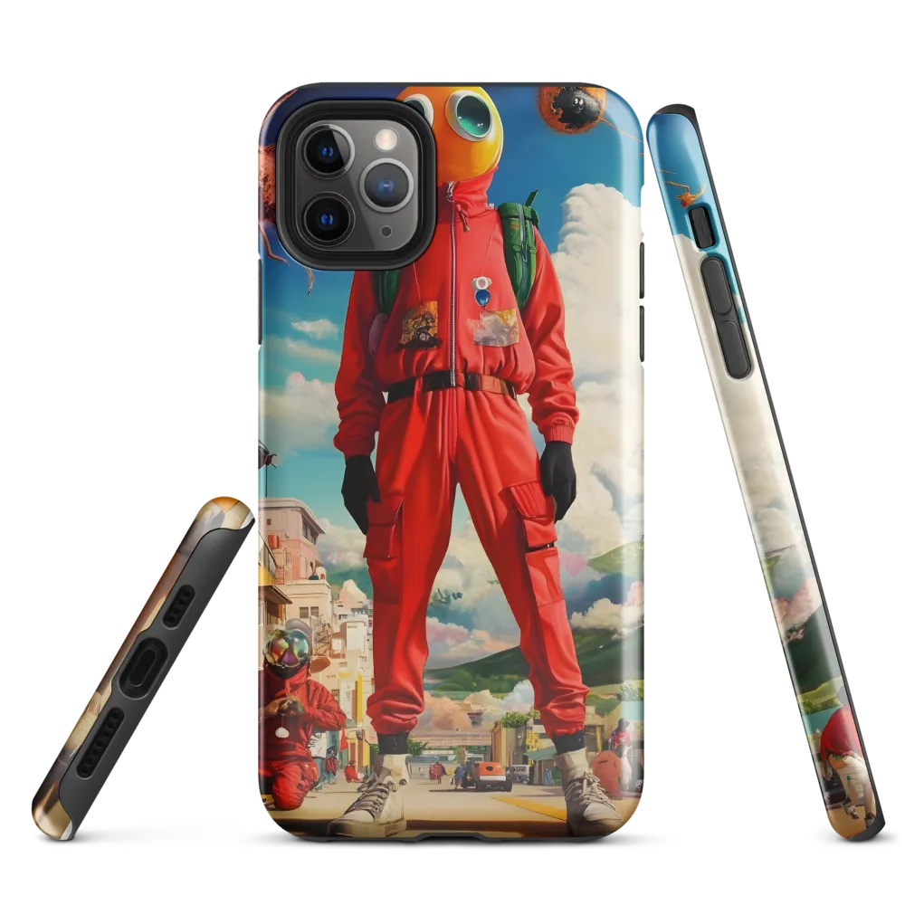 Whimsical Encounter in a Surreal Landscape | Phone Case |  11 Pro Max | Tough Case | Glossy